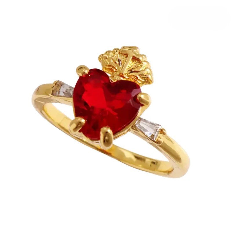 Anel Sagrado Coração de Jesus - Luxo e Devoção