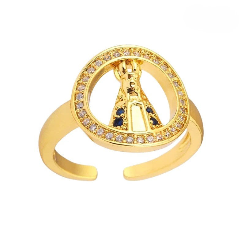 Anel Nossa Senhora Aparecida – Ajustável