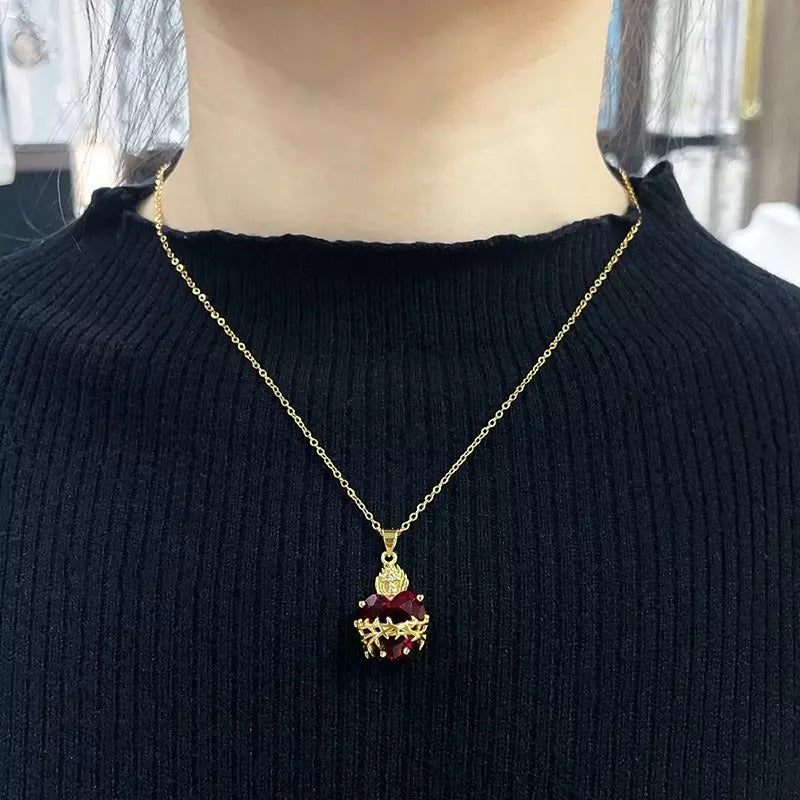 Colar Sagrado Coração de Jesus